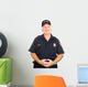 Police Officer Friendly Wall Decal
