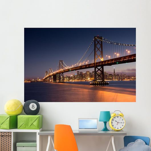 Dusk over San Francisco Wall Decal
