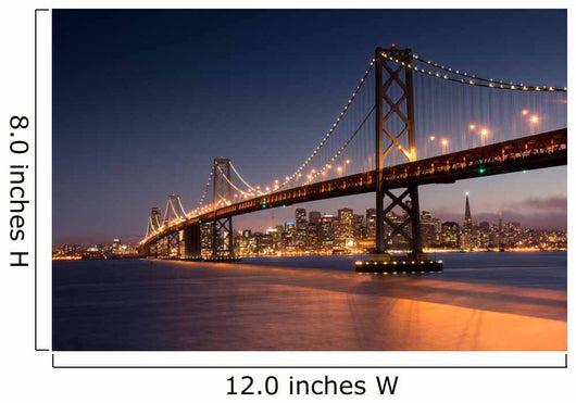 Dusk over San Francisco Wall Decal