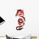 Red-black Dragon Wall Decal