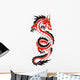 Red-black Dragon Wall Decal