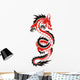 Red-black Dragon Wall Decal