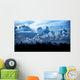 Dark Blue Storm Clouds Wall Decal