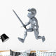 Fun Knight Wall Decal