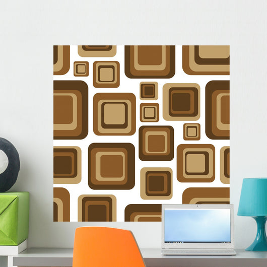 Retro Squares2 Wall Decal