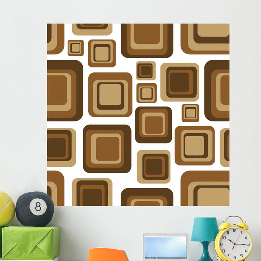 Retro Squares2 Wall Decal