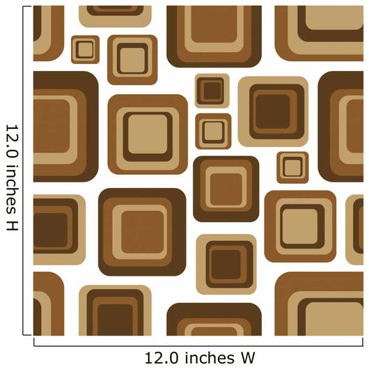 Retro Squares2 Wall Decal