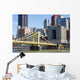 Yellow Bridge and City Wall Decal