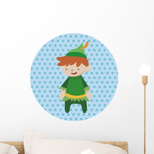 Peter Pan Theme Elements Wall Decal
