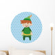 Peter Pan Theme Elements Wall Decal