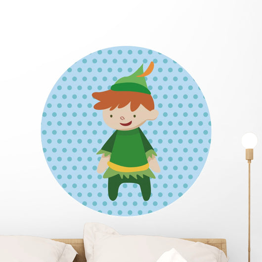 Peter Pan Theme Elements Wall Decal