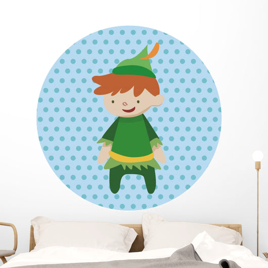 Peter Pan Theme Elements Wall Decal