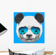 Hand Drawn Portrait Panda Wall Decal