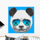 Hand Drawn Portrait Panda Wall Decal