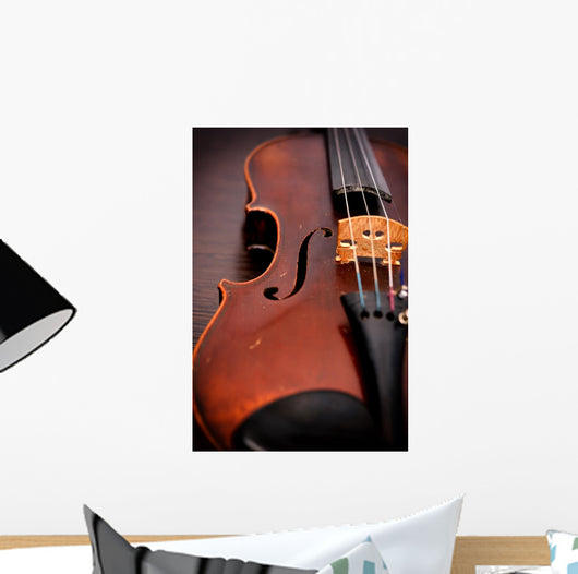 Classic Old Violin Wall Decal
