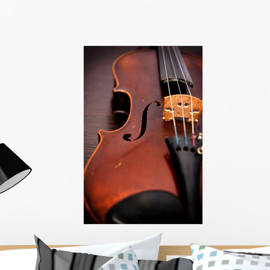 Classic Old Violin Wall Decal
