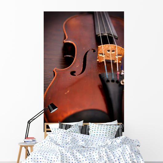 Classic Old Violin Wall Decal