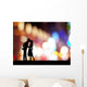 Couple Kissing Neon Wall Decal