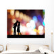 Couple Kissing Neon Wall Decal