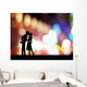 Couple Kissing Neon Wall Decal