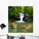 Siberian Tigers Water Wall Decal