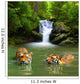 Siberian Tigers Water Wall Decal