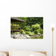 Green Oriental Garden Wall Decal