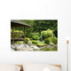 Green Oriental Garden Wall Decal