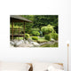 Green Oriental Garden Wall Decal