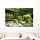 Green Oriental Garden Wall Decal
