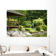 Green Oriental Garden Wall Decal