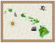 Historical Map Hawaii Wall Decal
