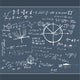 Math Education Handwritten Formulas Wall Decal