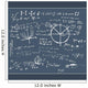 Math Education Handwritten Formulas Wall Decal