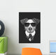 Hand drawn fashion Illustration of Jack Russell. Vector isolated elements. Wall Mural