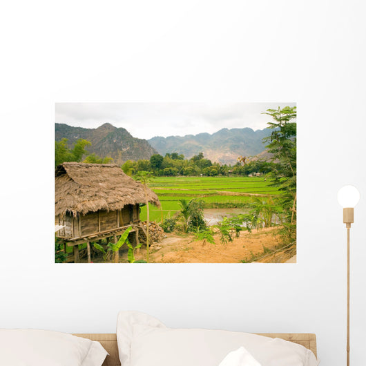 House Mountains Wall Decal