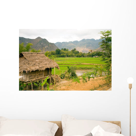 House Mountains Wall Decal