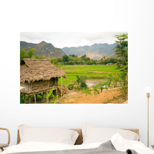 House Mountains Wall Decal