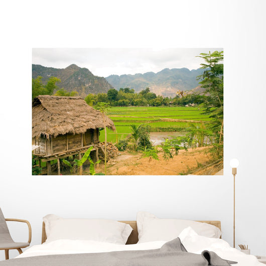 House Mountains Wall Decal