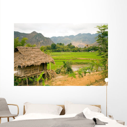 House Mountains Wall Decal