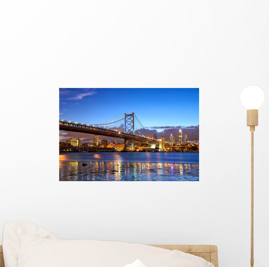 Philadelphia Skyline and Ben Wall Decal