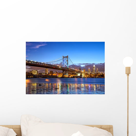 Philadelphia Skyline and Ben Wall Decal