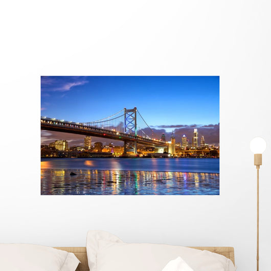 Philadelphia Skyline and Ben Wall Decal