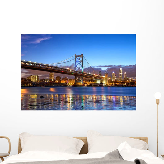 Philadelphia Skyline and Ben Wall Decal