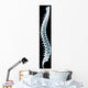 Human Spine Black Xray Wall Decal