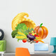 Cornucopia Illustration Wall Decal