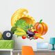 Cornucopia Illustration Wall Decal