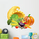 Cornucopia Illustration Wall Decal