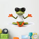 Cool Zen Frog Wall Decal