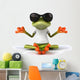 Cool Zen Frog Wall Decal